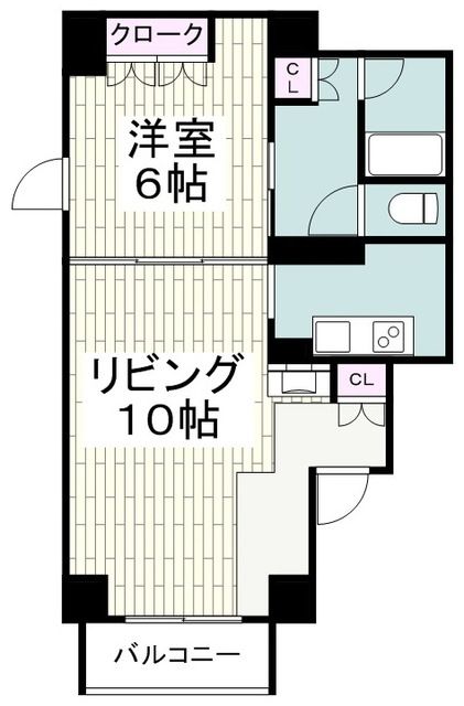 藤沢市鵠沼橘のマンションの間取り