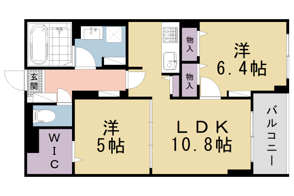 グロブナーパレス北山の間取り