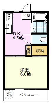 【コーポ竹内の間取り】