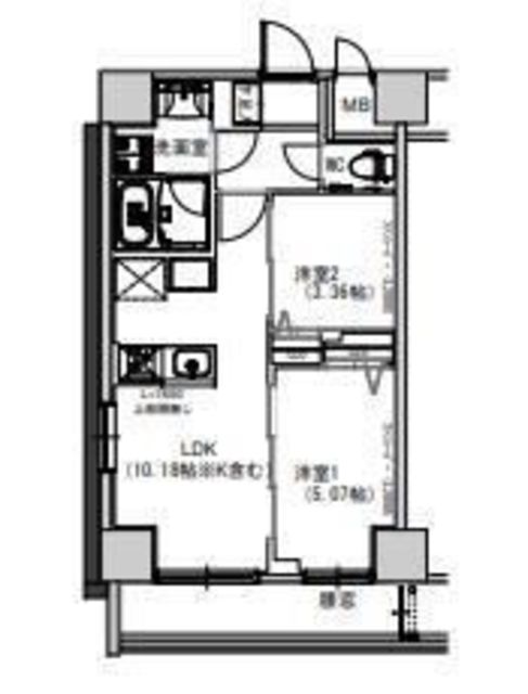 S-RESIDENCE千住大橋の間取り