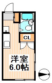 杉並区永福のアパートの間取り