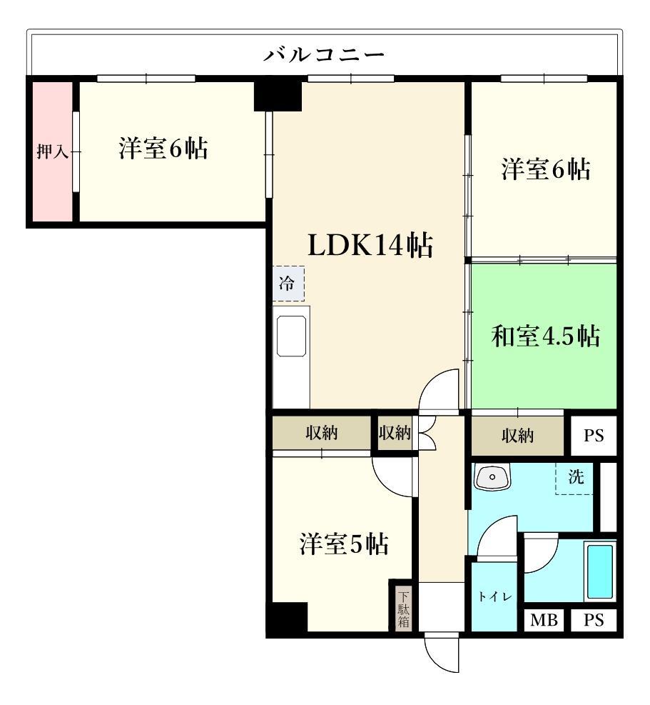 グレイスハイツ子平町の間取り