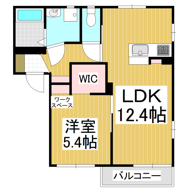 ディアス上杉Ｂ棟の間取り