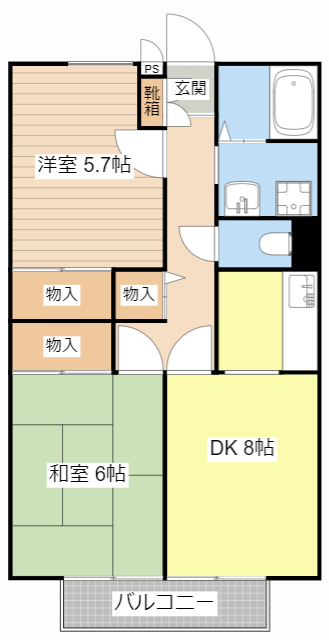 ポピュレールの間取り