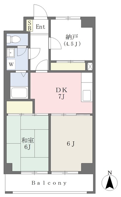 メゾンド下屋敷IIの間取り