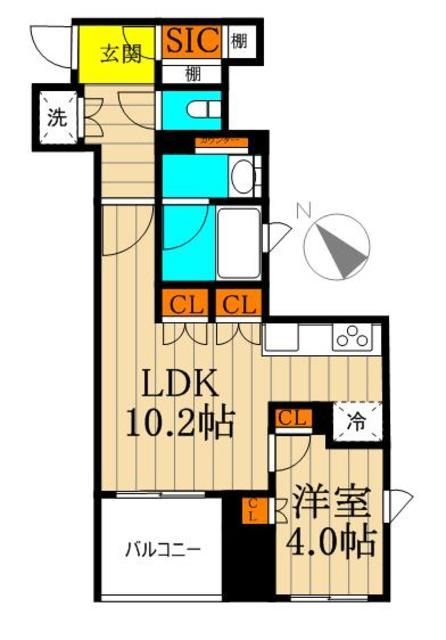 リビオ日本橋人形町の間取り