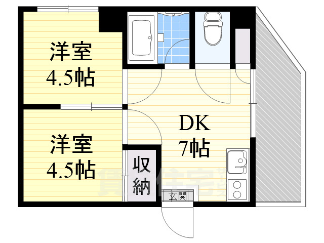 エクラ住吉大社の間取り