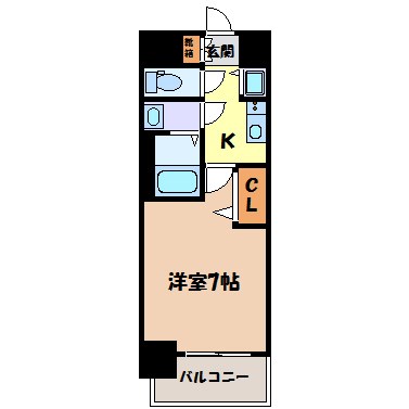 プレサンスジェネ丸の内の間取り