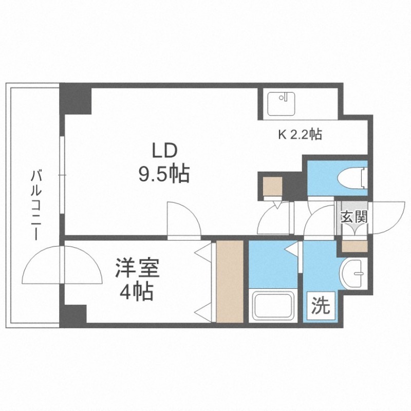 【インボイス札幌レジデンスの間取り】