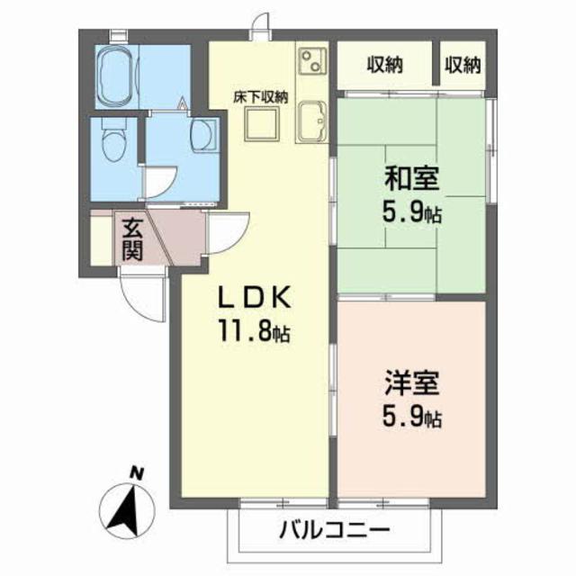 ビューラーＢの間取り