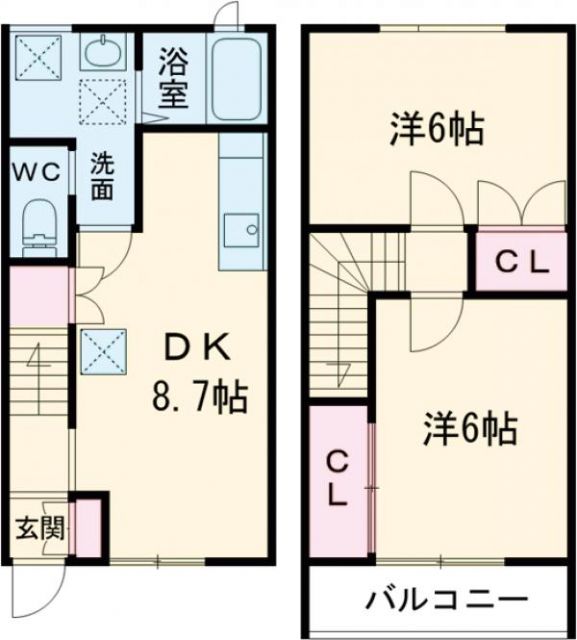 ロンチ・ファイズAの間取り