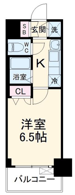 【プレサンス名古屋STATIONアブソリュートの間取り】