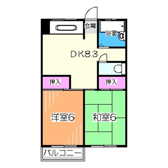 ビレッジハウス泉北栂タワーの間取り