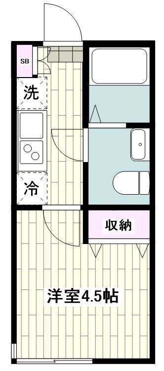 Fountain Lagoon 白百合1丁目の間取り