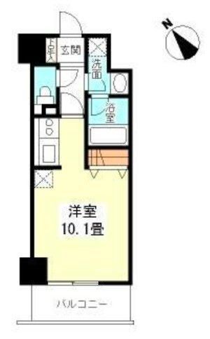 渋谷区円山町のマンションの間取り