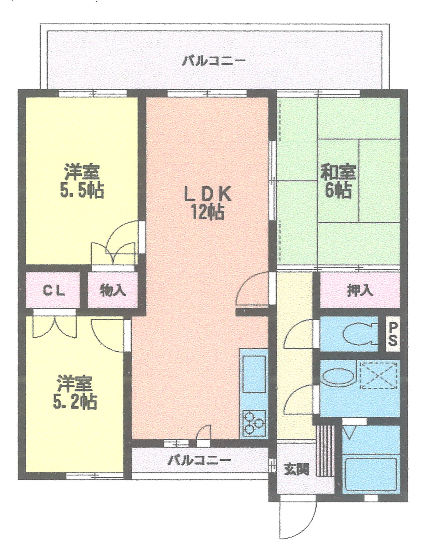 サンライフ門司駅前の間取り