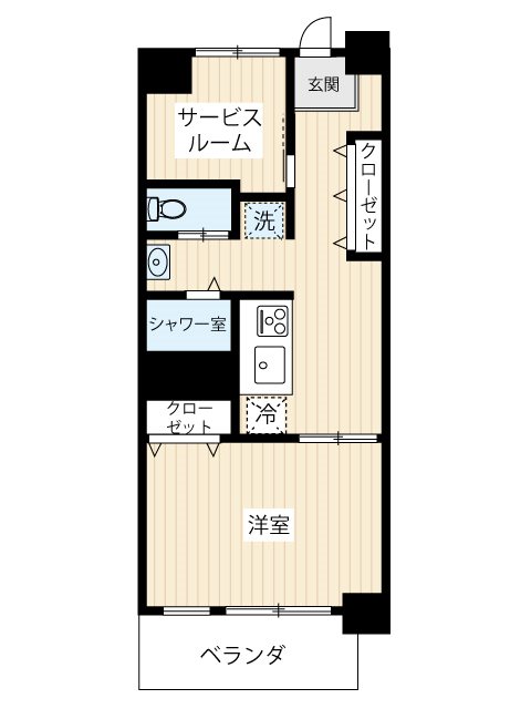 西船橋永谷マンションの間取り