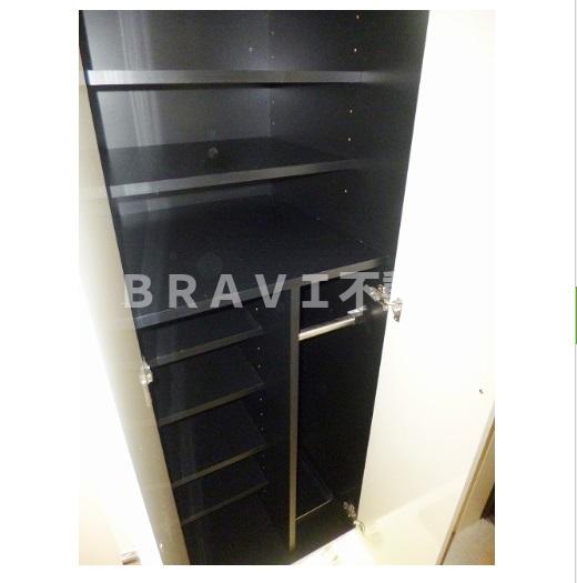 収納　【クラウンハイム北心斎橋フラワーコート】専用の収納スペースで