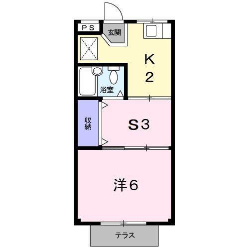 カーサ６０２の間取り