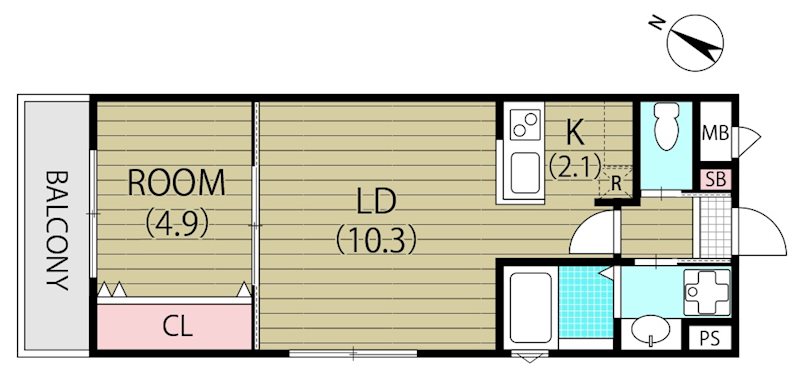 (仮称）西本町新築マンションの間取り