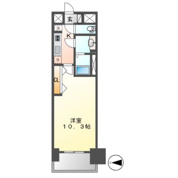 プレサンス丸の内リラティの間取り