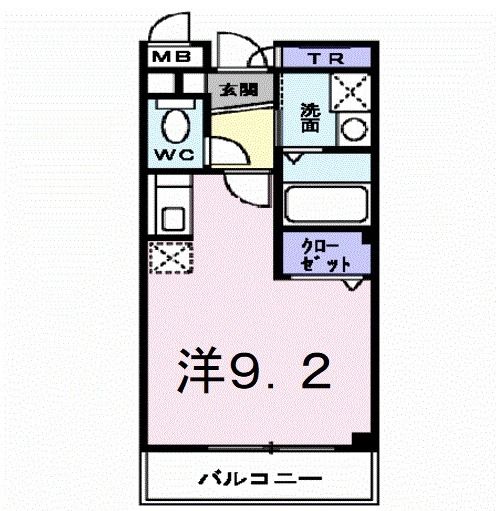 郡山市小原田のマンションの間取り