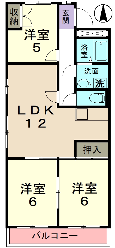 グリーンハイツ多治見の間取り