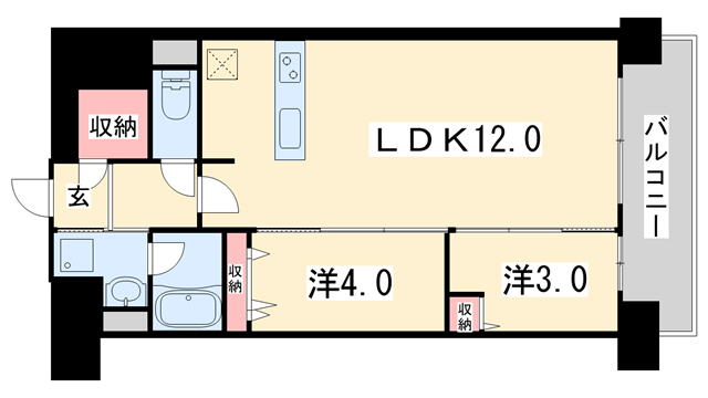 STANDZ河原町五条の間取り