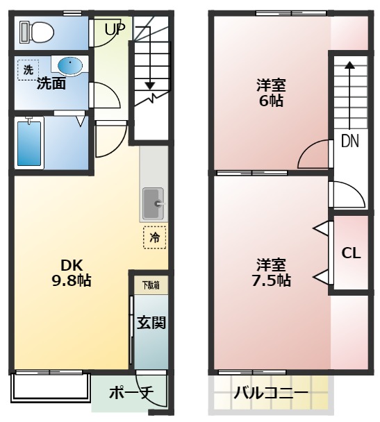 Maison de Sray Aの間取り