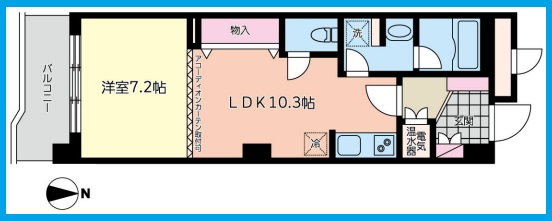 文京区本郷のマンションの間取り