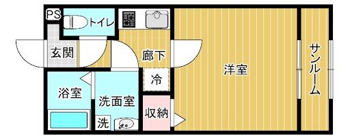 パルハイム2024の間取り