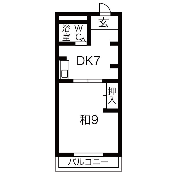 第2不二ガ丘ハイツの間取り