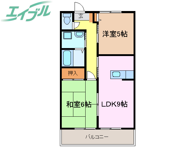 カーサ，花水木の間取り