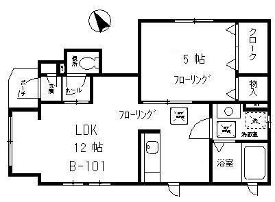 レーブ五本木の間取り