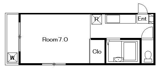 アミューズ戸町の間取り