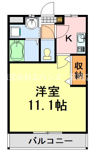 千葉県千葉市中央区末広５（マンション）の賃貸物件の間取り