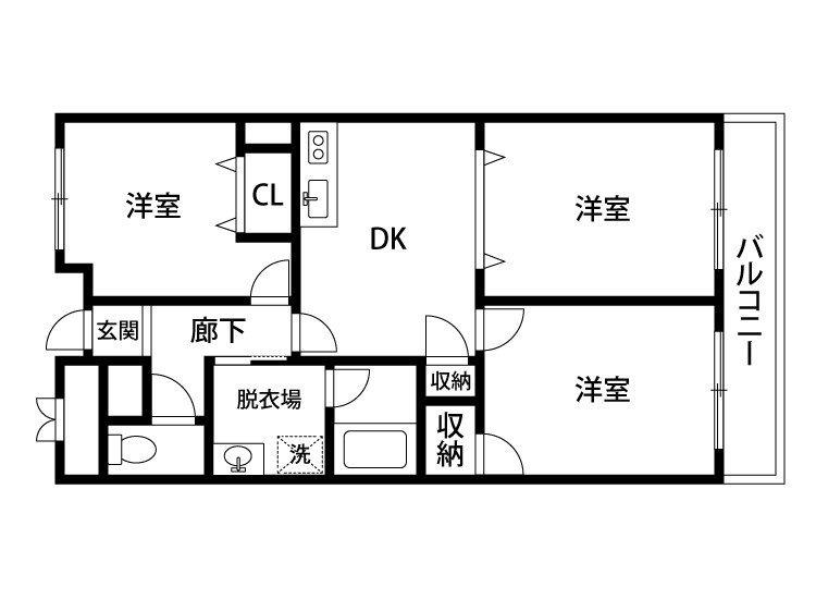 メゾンユニヴェールの間取り