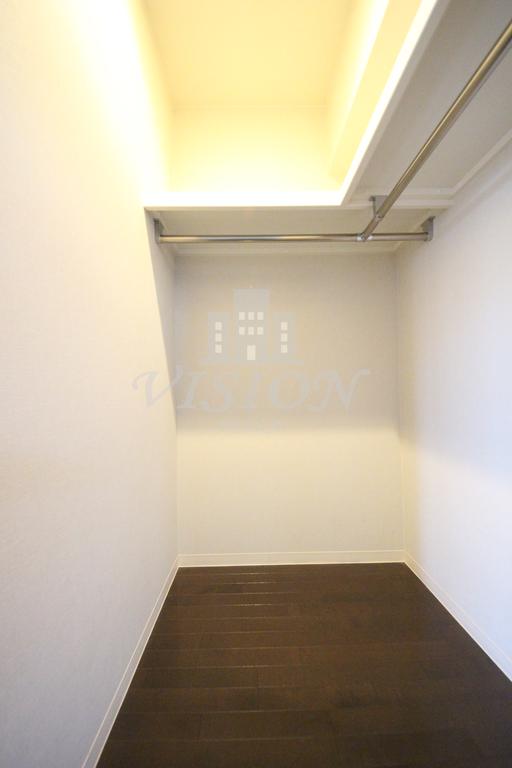 収納　写真は別タイプのお部屋です。