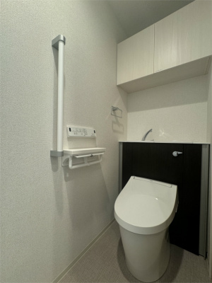 トイレ　ゆったりとした空間のトイレです