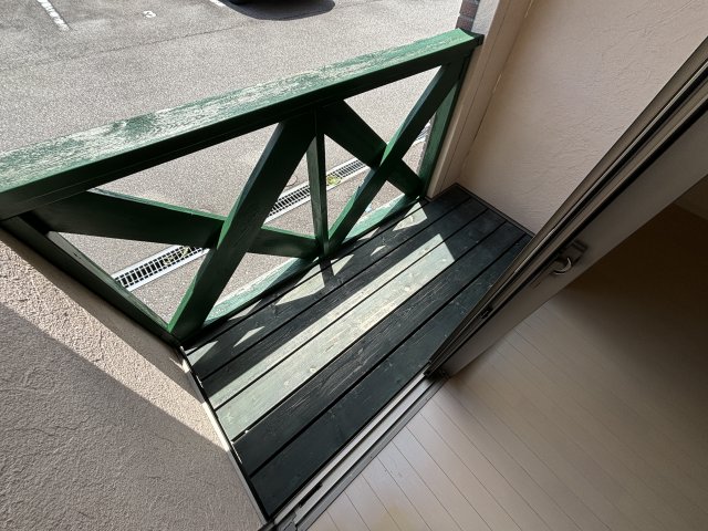 バルコニー　※写真はA-3号室です ※相違する場合は現況を優先いたします