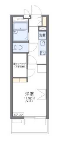 レオパレスエムエムワンの間取り写真
