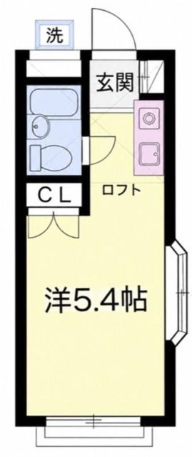 小田急江ノ島線 大和駅 徒歩15分 2階建 築36年の間取り写真