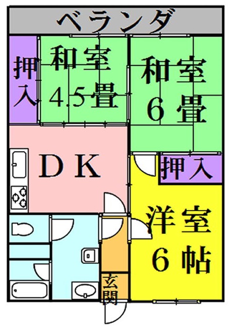 ハイツ原の間取り