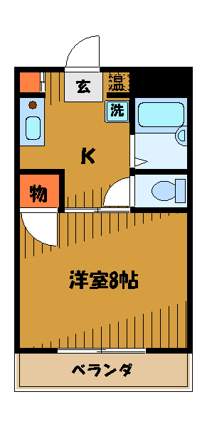 【国分寺市南町のマンションの間取り】