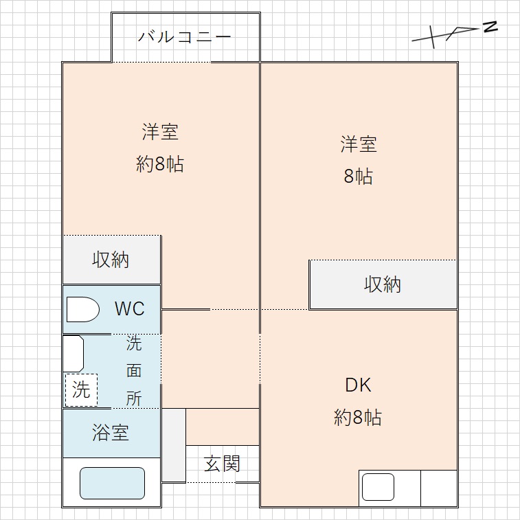 イーストハウス5の間取り