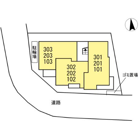 【仙台市若林区白萩町のアパートのその他】