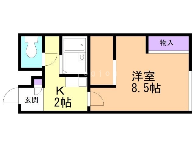 レオパレスセコ参番館の間取り