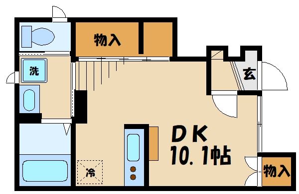 東京都調布市国領町１（アパート）の賃貸物件の間取り