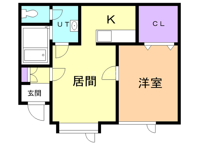 タウンズ東光の間取り