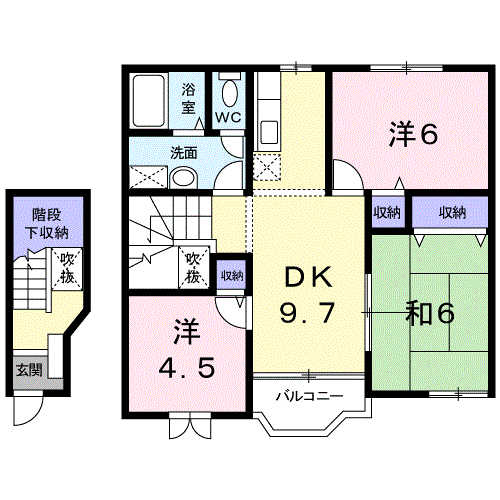 エトワール明石Iの間取り